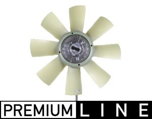 Cupla ventilator radiator (cu ventilator, 750mm, numar lame: 8) potrivit SCANIA 4, R I DC11.01-DT12.08 05.95-05.19 - Img 1