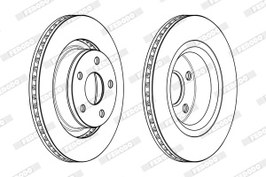 Disc frana Fata Dreapta/Stanga potrivit DODGE NITRO; JEEP CHEROKEE, COMPASS 2.4-4.0 08.06- - Img 4