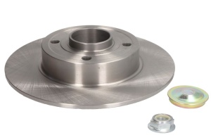 Disc frana Spate Dreapta/Stanga (cu inel ABS) potrivit DACIA SANDERO II; NISSAN NOTE; RENAULT CLIO III, CLIO III/HATCHBACK, MEGANE II, MODUS, TWINGO II, WIND 0.9-2.0D 09.02- - Img 1