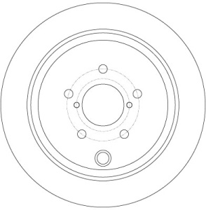 Disc frana Spate Dreapta/Stanga potrivit SUBARU BRZ, FORESTER, IMPREZA, LEGACY V, OUTBACK; TOYOTA GT 86 1.5-2.5 07.07- - Img 4
