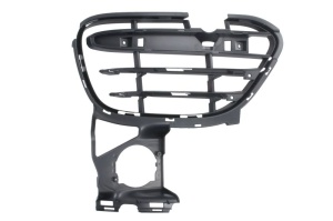 Element bara fata Dreapta potrivit PORSCHE CAYENNE II 92A/958 2010-2014 (deschis, plastic, negru, TURBO)