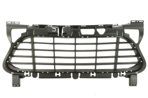 Element bara grila superior, negru lucios potrivit PORSCHE CAYENNE II 92A/958 2010-2014