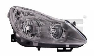Far Dreapta (H1/H7, electric, fara motoras, culoare insertie: cromat) potrivit OPEL CORSA D, CORSA D/HATCHBACK - Img 3