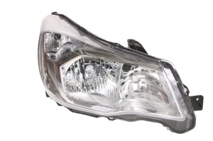 Far Dreapta (H11/HB3, electric, cu motor, culoare insert: cromat, culoare semnalizator: transparent) potrivit SUBARU FORESTER