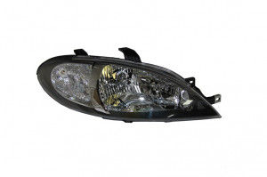 Far Dreapta (H4, electric, cu motor, culoare insertie: cromat, culoare semnalizator: transparent) potrivit CHEVROLET LACETTI, NUBIRA; DAEWOO LACETTI, NUBIRA