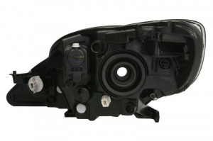 Far Dreapta (H4, electric, cu motor) potrivit PEUGEOT 107 - Img 2