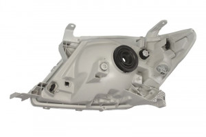 Far Dreapta (H4, electric, mecanic, fara motoras, culoare insertie: cromat, culoare semnalizator: alb) potrivit TOYOTA HILUX VII - Img 2