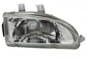 Far Dreapta (H4, mecanic, culoare insertie: cromat) potrivit HONDA CIVIC V - Img 1