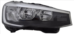 Far Dreapta (H7/H7/W21W, electric, cu motor) potrivit BMW X3 (F25) 2014-2017