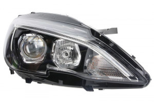 Far Dreapta (halogen, H7/HY21W/LED, electric, bec, culoare semnalizator: portocaliu) potrivit PEUGEOT 308 II - Img 1