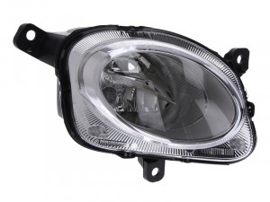 Far Dreapta (halogen, W21, bec, culoare insertie: cromat) potrivit FIAT 500L - Img 1