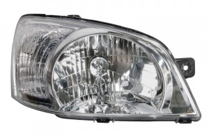 Far dreapta potrivit HYUNDAI GETZ - (H4, electric, fundal cromat)