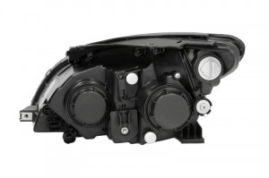 Far dreapta potrivit HYUNDAI I30 - (H1/H7, reglaj electric, fundal cromat)