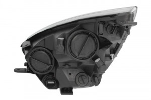 Far dreapta potrivit KIA VENGA - (H1/H7, reglaj electric, cu motoras, fundal cromat) - Img 2
