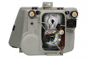 Far dreapta potrivit MERCEDES VITO (638) - (H1/H4, pneumatic, cu motoras, fundal argintiu) - Img 2