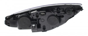 Far dreapta potrivit PEUGEOT 308 CC, 308 I, 308 SW I, RCZ - (H1/H7, reglaj electric, cu motoras, fundal cromat) - Img 2