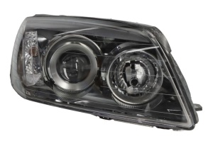 Far fata Dreapta (H1/H7, electric, cu motor, culoare insert: gri, culoare semnalizator: transparent) potrivit CHEVROLET CAPTIVA