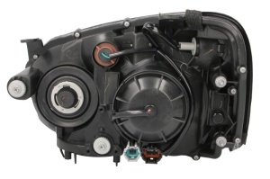 Far fata Dreapta (H1/HB3, manual, fara motoras, culoare insert: cromat, culoare semnalizator: galben) potrivit SUBARU IMPREZA - Img 2