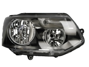 Far fata Dreapta (H15/H7, electric, cu motor, culoare insert: negru) potrivit VW MULTIVAN T5, TRANSPORTER T5 - Img 3