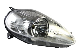 Far fata Dreapta (H4, electric, cu motor, culoare insert: cromat) potrivit ABARTH GRANDE PUNTO, PUNTO; FIAT GRANDE PUNTO, PUNTO, PUNTO/HATCHBACK 2005-2008