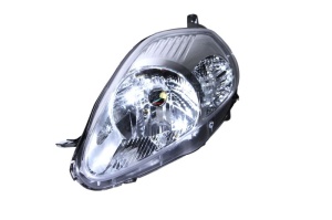 Far fata Dreapta (H4, electric, cu motor, culoare insert: cromat) potrivit ABARTH GRANDE PUNTO, PUNTO; FIAT GRANDE PUNTO, PUNTO/HATCHBACK - Img 1