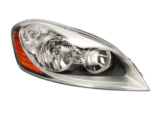 Far fata Dreapta (H7, electric, cu motor, culoare insert: cromat/negru) potrivit VOLVO XC60 I - Img 1