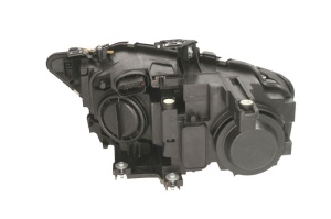 Far fata Dreapta (H7/H7, electric, cu motor, culoare insert: negru, culoare semnalizator: alb) potrivit AUDI A4 ALLROAD B8, A4 B8 - Img 2