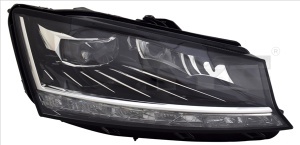 Far fata dreapta potrivit Skoda FABIA III 2018-2021 - LED, electric, cu motor, PWY24W - Img 2