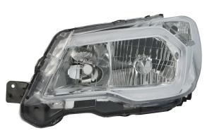 Far fata Stanga (D4R/HB3/LED/WY21W, electric, cu motor, culoare insert: cromat, culoare semnalizator: transparent) potrivit SUBARU FORESTER - Img 1