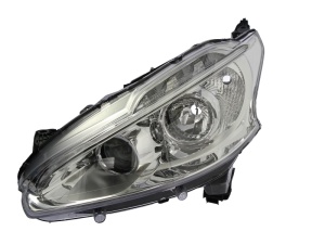 Far fata Stanga (H1/H7, electric, cu motor, culoare insert: cromat, culoare semnalizator: transparent) potrivit PEUGEOT 208 I, 208/HATCHBACK