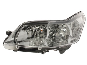 Far fata Stanga (H1/H7, electric, cu motor, culoare insert: cromat) potrivit CITROEN C4, C4 I - Img 1