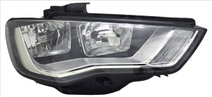 Far fata Stanga (H15/H7, electric, cu motor) potrivit AUDI A3 -06.16 - Img 2