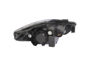 Far fata Stanga (H4, electric, cu motor, culoare insert: cromat, culoare semnalizator: transparent) potrivit HYUNDAI I10 I - Img 2