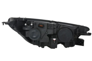 Far fata Stanga (H7/H7, electric, cu motor, culoare insert: negru) potrivit CITROEN C4 II - Img 2