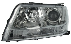 Far fata Stanga (H7/HB3, electric, fara motoras, culoare insert: cromat, culoare semnalizator: transparent) potrivit SUZUKI GRAND VITARA II - Img 1