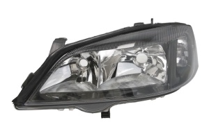 Far fata Stanga (H7/HB3, electric, fara motoras, culoare insert: negru) potrivit OPEL ASTRA G, ASTRA G CLASSIC, ASTRA G/KOMBI