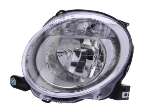 Far fata Stanga (halogen, H7/WY21W, electric, cu motor, culoare semnalizator: transparent) potrivit ABARTH 500 / 595 / 695, 500C / 595C / 695C; FIAT 500, 500 C 01.07- - Img 1