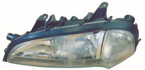 Far Stanga (H1, electric, fara motoras, culoare insertie: cromat, culoare semnalizator: alb) potrivit OPEL TIGRA
