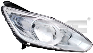 Far Stanga (H1/H7, electric, cu motor, culoare insertie: cromat/negru) potrivit FORD C-MAX II, GRAND C-MAX - Img 3