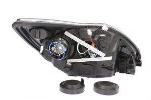 Far Stanga (H1/H7, electric, cu motor, culoare insertie: negru) potrivit FORD FOCUS II, FOCUS II/KOMBI; - Img 2