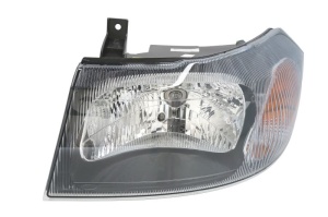 Far Stanga (H4, electric, cu motor, culoare insert: negru) potrivit FORD TRANSIT