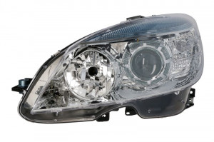 Far Stanga (H7/H7, electric, cu motor, culoare insertie: cromat) potrivit MERCEDES C (C204), C (CL203), C T-MODEL (S204), C (W204), CLC (CL203) 09.07-01.11 - Img 1