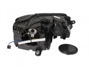 Far Stanga (H7/H7, electric, cu motor, culoare insertie: negru) potrivit VW JETTA IV - Img 2