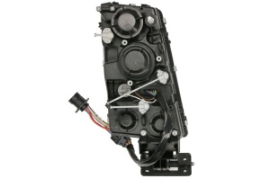 Far stanga (H7, manual, fara motor, rotund socket; square socket, culoare insert: crom platinat) potrivit VOLVO FH12, FH16, FM9 09.01- - Img 2