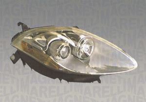 Far Stanga (halogen, 2*H1/W5W, electric, cu motor, culoare insertie: cromat) potrivit FIAT BRAVO II - Img 3