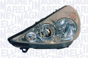 Far Stanga (halogen, H1/H7/PY21W/W5W, bec, culoare insertie: cromat) potrivit PEUGEOT 206+ - Img 4