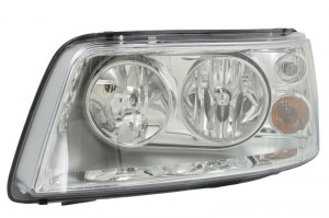 Far Stanga (halogen, H1/H7/PY21W/W5W, electric, cu motor, culoare insertie: cromat) potrivit VW MULTIVAN T5, TRANSPORTER T5 - Img 1