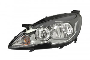 Far Stanga (halogen, H7/HB3/PY21W, electric, cu motor, bec) potrivit PEUGEOT 308 II - Img 1