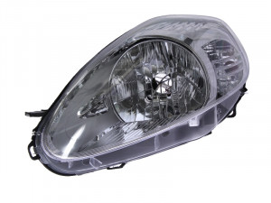 Far stanga potrivit ABARTH GRANDE PUNTO FIAT GRANDE PUNTO dupa 2008 - (H4, electric, cu motoras, fundal cromat)