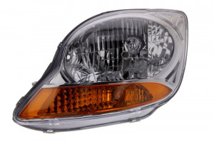 Far stanga potrivit CHEVROLET MATIZ - (H4, electric, cu motoras, fundal cromat)